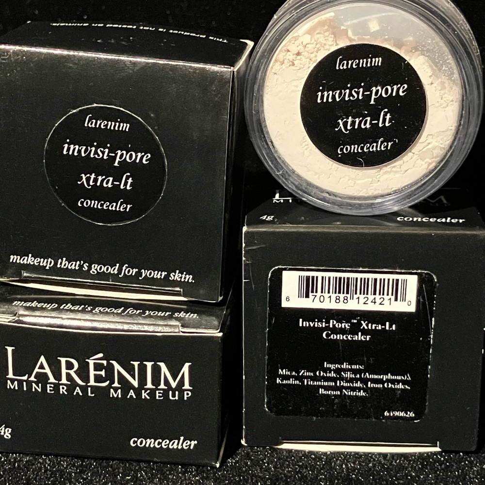 Larenim Invisi-pore Xtra-lt Concealer Mineral Makeup Loose Powder New